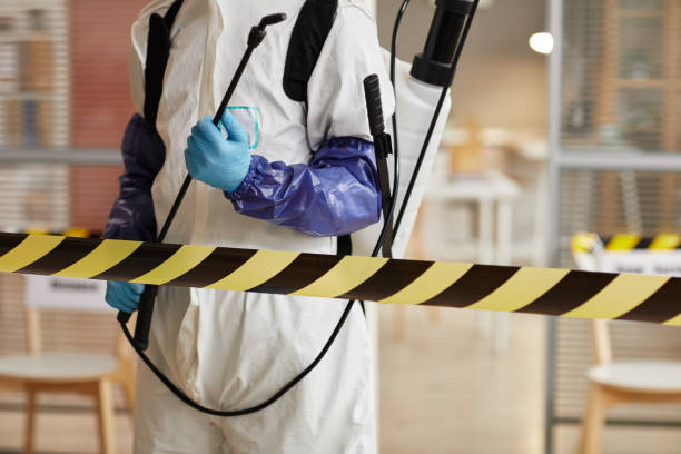 Professional Biohazard Cleanup technician working in Falmouth, KY